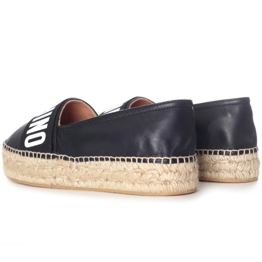 MOSCHINO COUTURE WOMEN'S LOGO ESPADRILLE